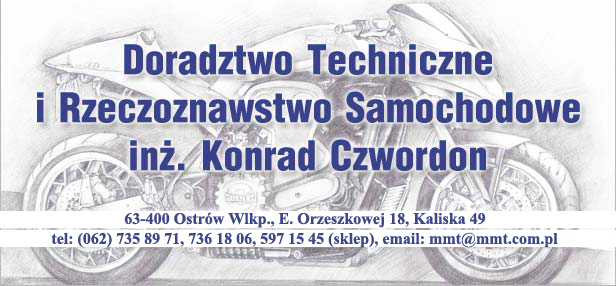 Doradztwo Techniczne i Rzeczoznawstwo Samochodowe - in�. Konrad Czwordon